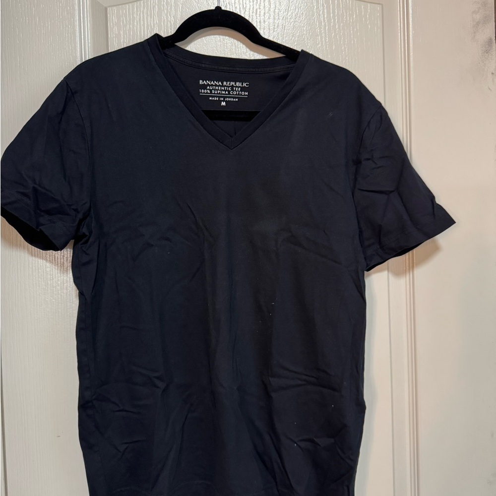 Banana Republic Black Short Sleeve Tee